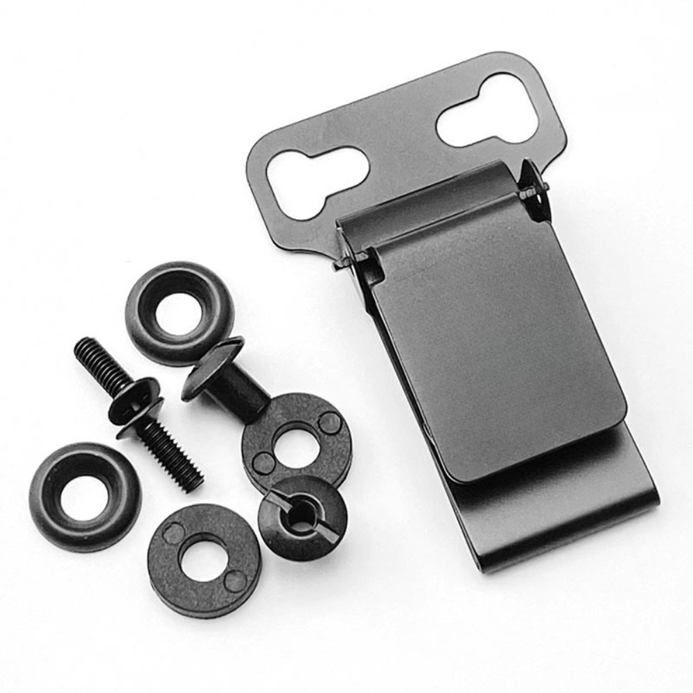 Edc Carry Clip - Messer-Scheide-Gürtelclip-Set, Metall-Hüftclip mit komplettem Schrauben- und