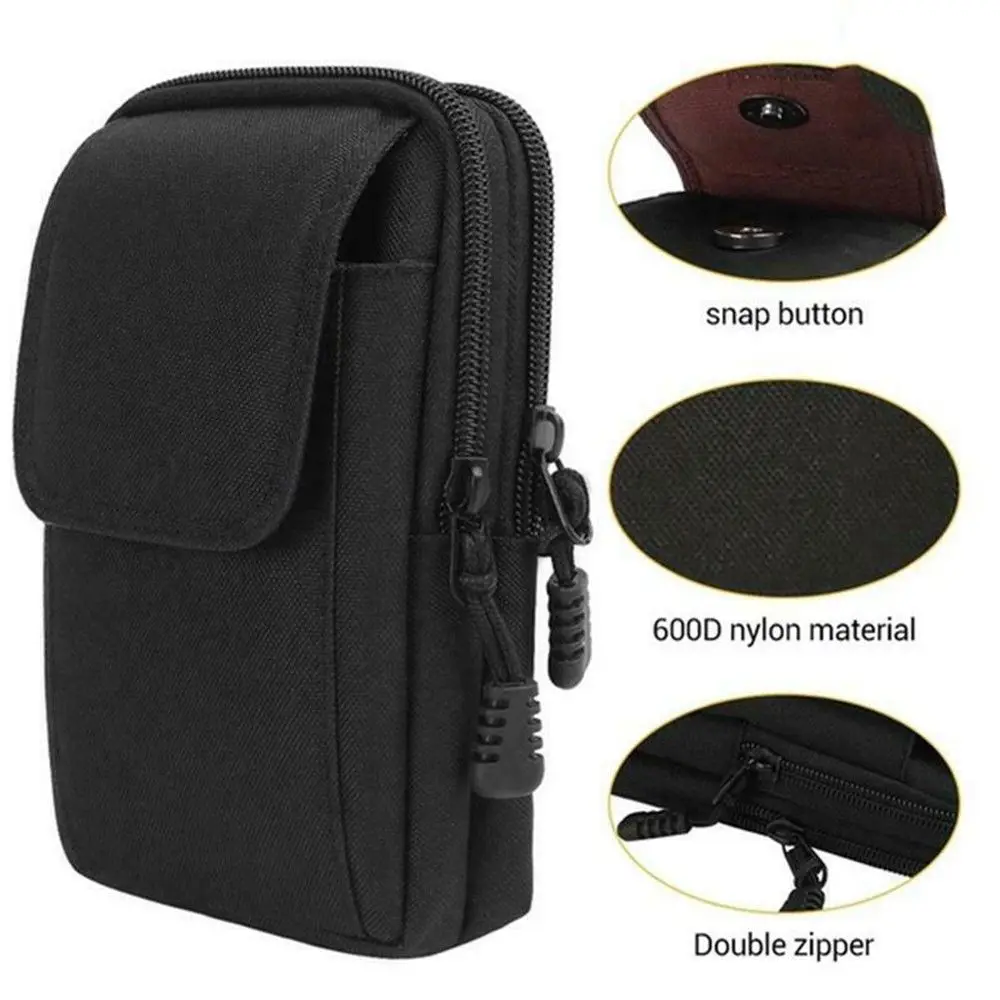 Edc Carry Fanny Pack - Taktische MOLLE-Hüfttasche für Herren, Militärische Gürteltasche