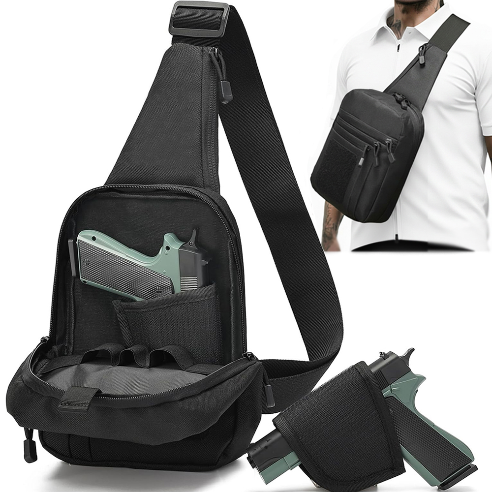 Taktische Pistolen-Tasche, ver – Edc Concealed Carry Sling Bag Bewertung und Preis