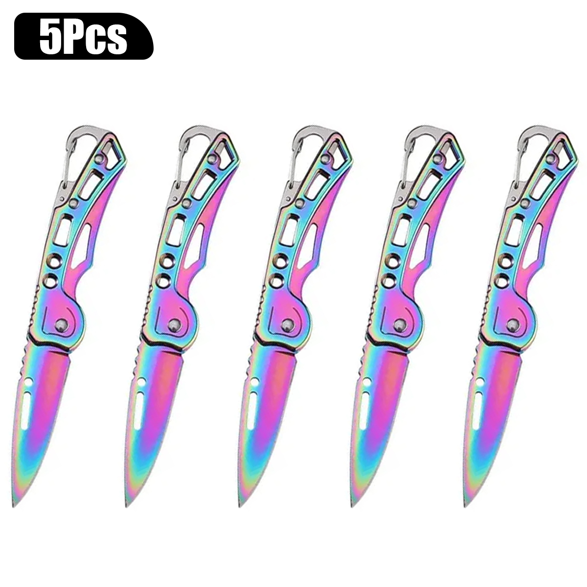 5-teiliges, farbenfrohes Tasch – Edc Carry Pocket Knife Bewertung und Preis